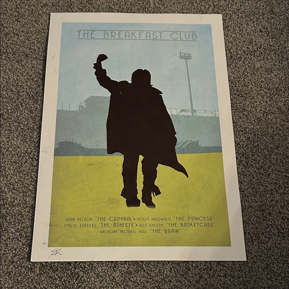 The Breakfast Club Art Print 13 x 19 inches